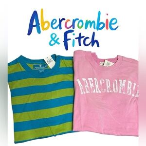 🦌 2 (two) men’s Abercrombie & Fitch tees XL brand new old stock